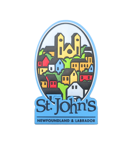 St. Johns Cityscape Fridge Magnet