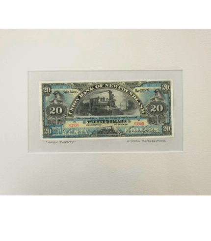 Union Twenty banknote print-min