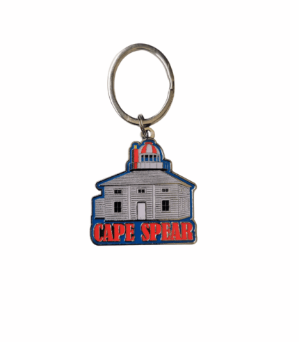 Cape Spear enamel keychain