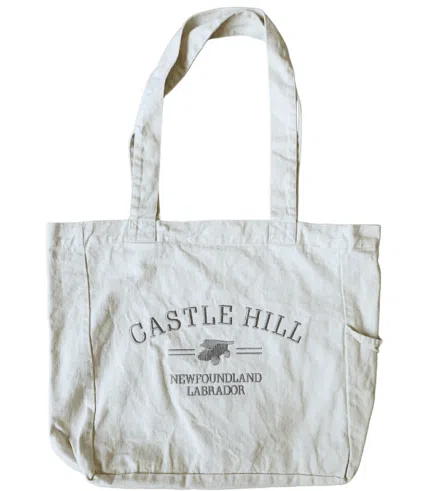 Castle Hill Embroidered Tote Bag