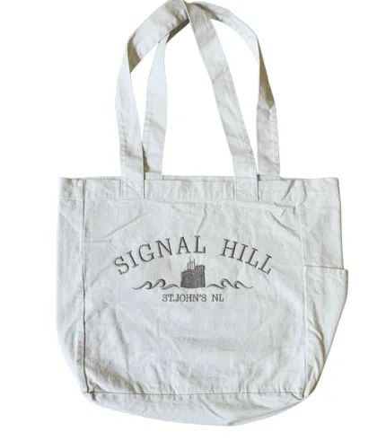 Signal Hill Embroidered Tote Bag