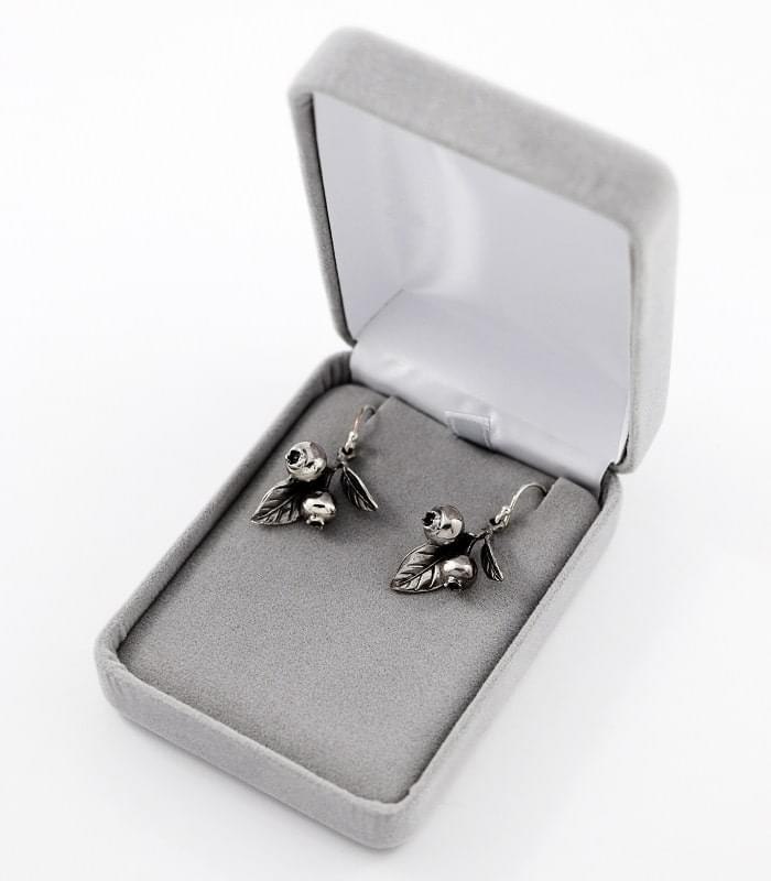 Blueberry Silver Earrings - Image 2