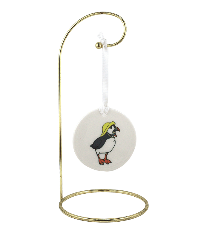 Souwester puffin Ornament