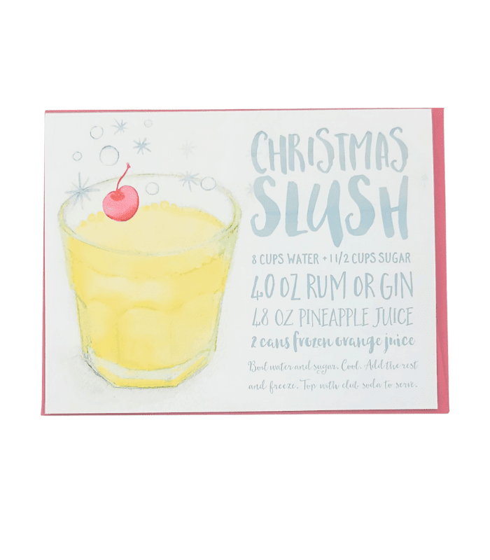 christmas slush Art card